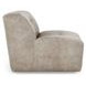 Gabriel Overcast Gray Leather Upholstered Accent Chair