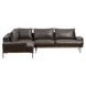 Largo Storm Leather 3 Piece Modular Sectional