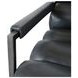 Topanga Graphic Charcoal Leather Upholstered Accent Chair