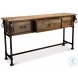 Game Of Thornes Tan Console Table