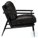 Christopher Black Leather Club Chair