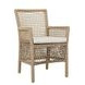 Brisbane White Upholstered Outdoor Dining Chair