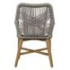 Marley White Upholstered Outdoor Dining Chair
