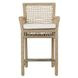 Brisbane Natural Upholstered Outdoor Counter Height Stool