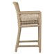 Brisbane Natural Upholstered Outdoor Counter Height Stool