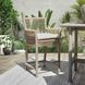 Brisbane Natural Upholstered Outdoor Counter Height Stool