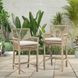 Brisbane Natural Upholstered Outdoor Counter Height Stool