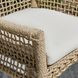 Brisbane Natural Upholstered Outdoor Bar Stool