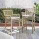 Brisbane Natural Upholstered Outdoor Bar Stool