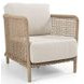 Brisbane Natural Upholstered Outdoor Accent Chair