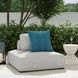 Nico Light Gray Upholstered Outdoor Accent Chair