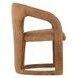 Archie Maple Brown Leather Upholstered Dining Chair