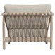 Leo Taupe Upholstered Outdoor Accent Chair