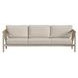 Leo Taupe 87" Outdoor Sofa