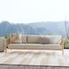 Leo Taupe 87" Outdoor Sofa