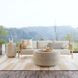 Leo Taupe 87" Outdoor Sofa
