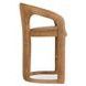 Archie Maple Brown Leather Upholstered Counter Height Stool