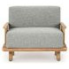 Hudson Gray Upholstered Outdoor Accent Chair