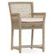 Brisbane Natural Upholstered Outdoor Rope Back Counter Height Stool