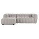 Walter Heathered Gray 2 Piece Modular Sectional with LAF Chaise