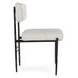 Kester Off White Leather Upholstered Dining Chair Set of 2