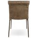 Mayer Adobe Tan Leather Upholstered Dining Chair Set of 2