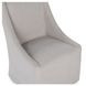 Warwick Stone Beige Upholstered Dining Chair with Casters