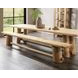 Foundation Light Oak 149" Counter Height Dining Bench