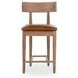 Alvaro Golden Wheat Leather Upholstered Counter Height Stool
