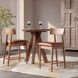 Alvaro Golden Wheat Leather Upholstered Counter Height Stool