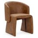 Halstead Cognac Brown Upholstered Dining Chair