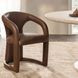 Archie Bison Brown Leather Upholstered Dining Chair