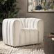 Lexa Cream Upholstered Accent Chair