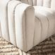 Lexa Cream Upholstered Accent Chair