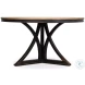 Flying Buttress Antique Black And Natural Dining Table