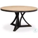 Flying Buttress Antique Black And Natural Dining Table