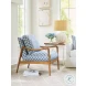 Laguna Linen White Temple End Table by Barclay Butera