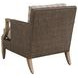 Treadwell Brown Upholstered Accent Chair with Nailhead Trim by Barclay Butera