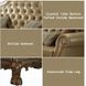 Dresden Bone 85" Sofa with Nailhead Trim