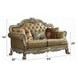 Dresden Bone 64" Loveseat with Pillow and Nailhead Trim