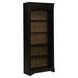 Meritage Aged Charcoal and Caramel 2 Piece Bunching Bookcase with LED