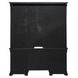Meritage Aged Charcoal and Caramel 66" Credenza with LED in Hutch