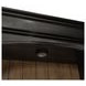 Meritage Aged Charcoal and Caramel 66" Credenza with LED in Hutch