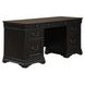 Meritage Aged Charcoal and Caramel Executive Home Office Set