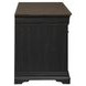 Meritage Aged Charcoal and Caramel 66" Executive Credenza