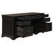 Meritage Aged Charcoal and Caramel Executive Home Office Set