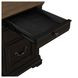 Meritage Aged Charcoal and Caramel 66" Executive Desk