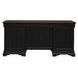 Meritage Aged Charcoal and Caramel 66" Executive Desk