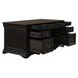 Meritage Aged Charcoal and Caramel Executive Home Office Set