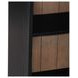 Meritage Aged Charcoal and Caramel 48" Bookcase